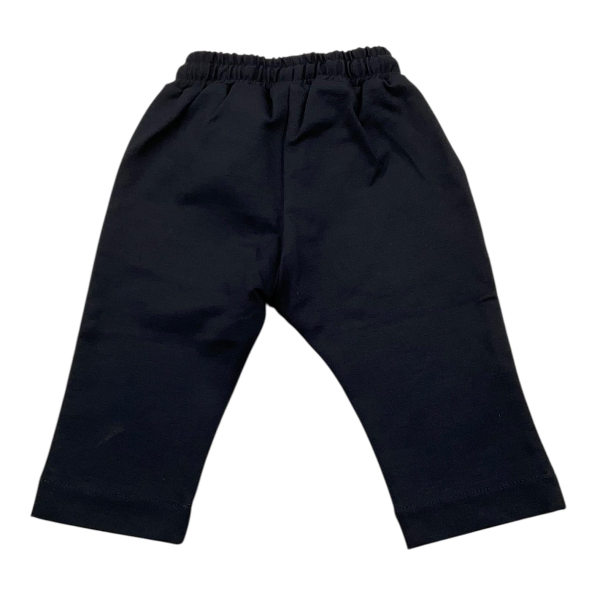 LE BEBE' pantalone tinta unita con elastico in vita Blu per Neonato LBB4367 BLU LE BEBE' 