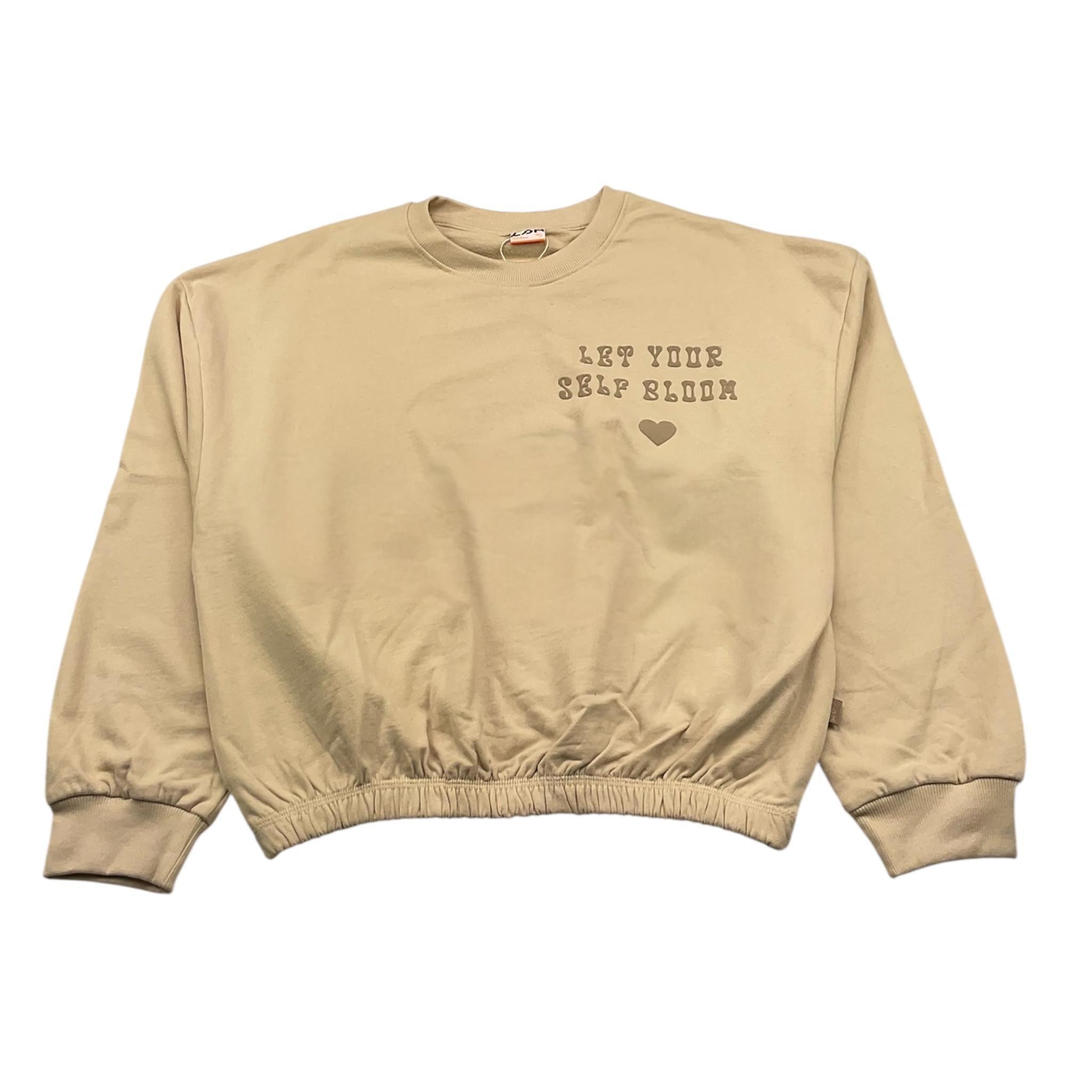 LOSAN felpa chiusa girocolo tinta unita Beige per Bambina 51032380001259 BEIGE LOSAN 