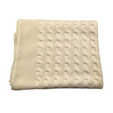 BABY LORD coperta tinta unita con ricami Panna per Neonato 123 PANNA BABY LORD 