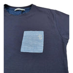 Siviglia T-Shirt Girocollo Tinta Unita con Taschino per Bambino SVJTS17210 BLU SIVIGLIA 