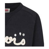 LEVI'S felpa girocollo tinta unita con stampa Nero per Bambino 4EL085 NERO LEVI'S 
