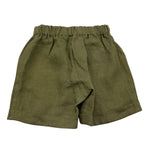 La Stupenderia Bermuda Tinta Unita con Elastico In Vita per Bambino TCBR71 VERDE LA STUPENDERIA 