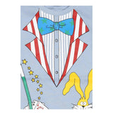 Stella Mccartney Pagliaccetto Mezza Manica Tinta Unita con Stampa per Bambino TWC511 AZZURRO STELLA McCARTNEY 