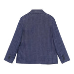 Fay Giacca Tinta Unita con Fantasia A Righe per Neonato FW2Q04N BLU FAY 