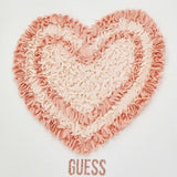 Guess T-Shirt Girocollo Tinta Unita con Stampa In Rilievo per Bambina K4RI18K6YW BIANCO GUESS 