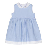 Il Gufo Abito Giromanica Fantasia A Righe per Neonata P24VA321C1080N AZZURRO IL GUFO 