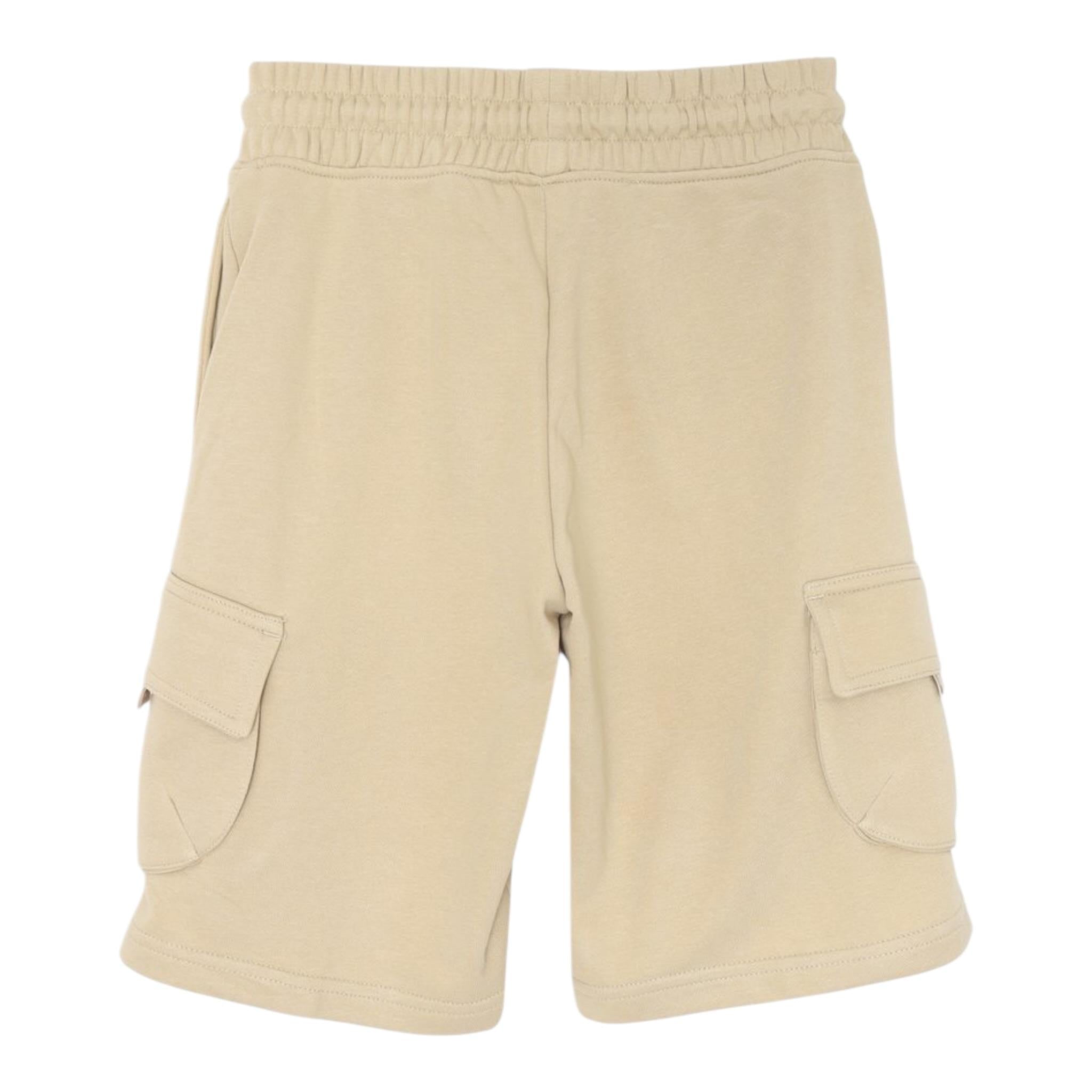 John Richmond Bermuda In Felpa Tinta Unita con Logo per Bambino RBP25136BE BEIGE JOHN RICHMOND 