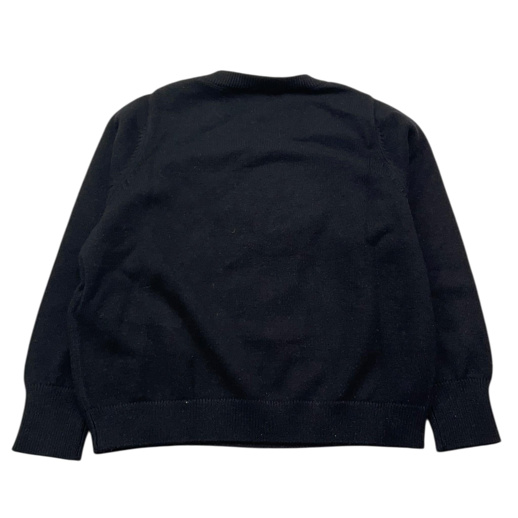 Liu Jo Maglia Girocollo Tinta Unita con Logo per Neonata KF4039 NERO LIU JO 