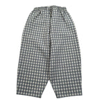 Teddy E Minou Pantalone Tinta Unita con Fantasia A Quadri per Bambina E25PT016C3159 VERDE TEDDY E MINOU 