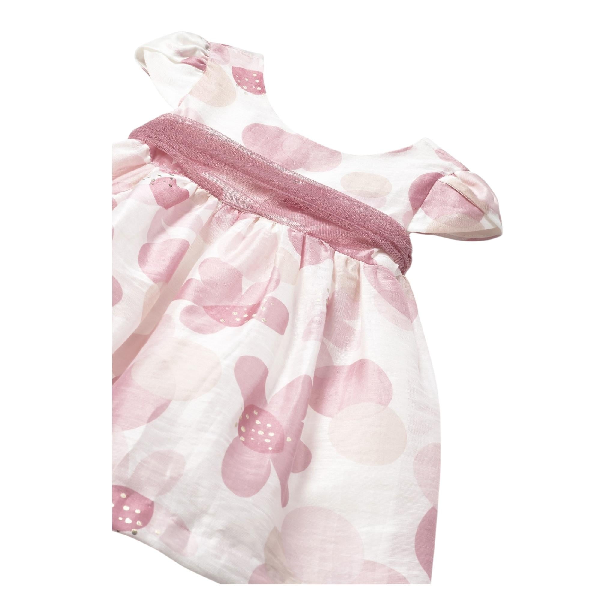 Mayoral Abito Giromanica Stampa Fantasia per Neonata 1905X ROSA MAYORAL 
