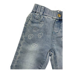 LIU JO jeans tinta unita con elastico in vita Azzurro per Neonata HF4017 AZZURRO LIU JO 