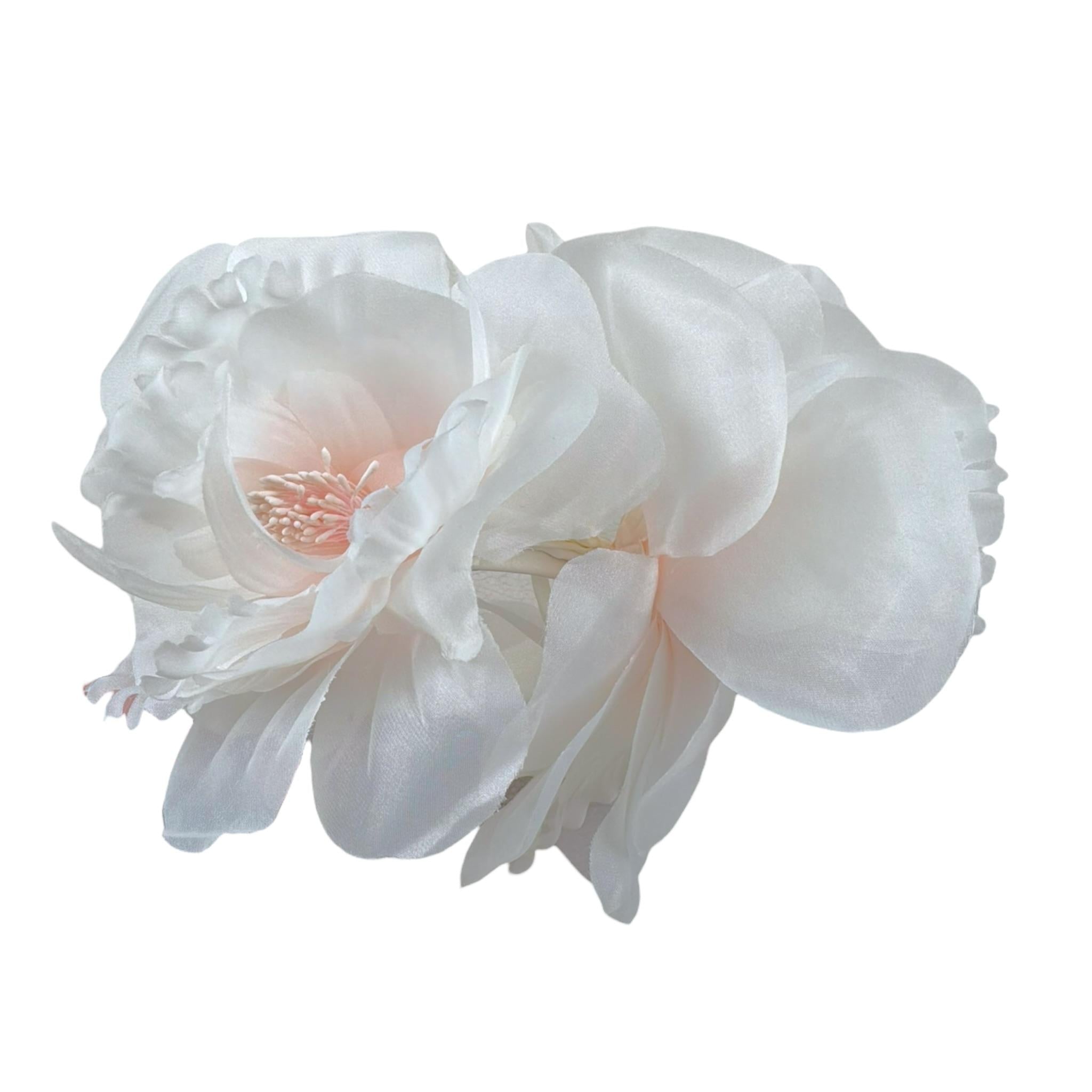 Gai Mattiolo Cerchietto Tinta Unita con Applicazioni per Bambina 200711 BIANCO GAI MATTIOLO 