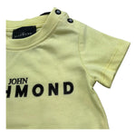 John Richmond T-Shirt Girocollo Tinta Unita con Stampa per Neonato RIP26002TS GIALLO JOHN RICHMOND 