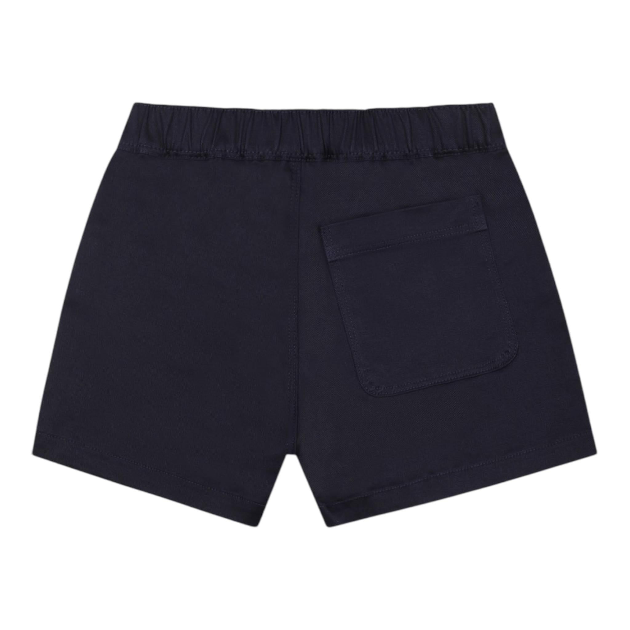 Moschino Bermuda Tinta Unita con Logo  per Bambino MUQ018XXX BLU MOSCHINO 