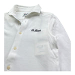 Saint Barth Camicia Manica Lunga Tinta Unita per Bambino 00873L BIANCO SAINT BARTH 