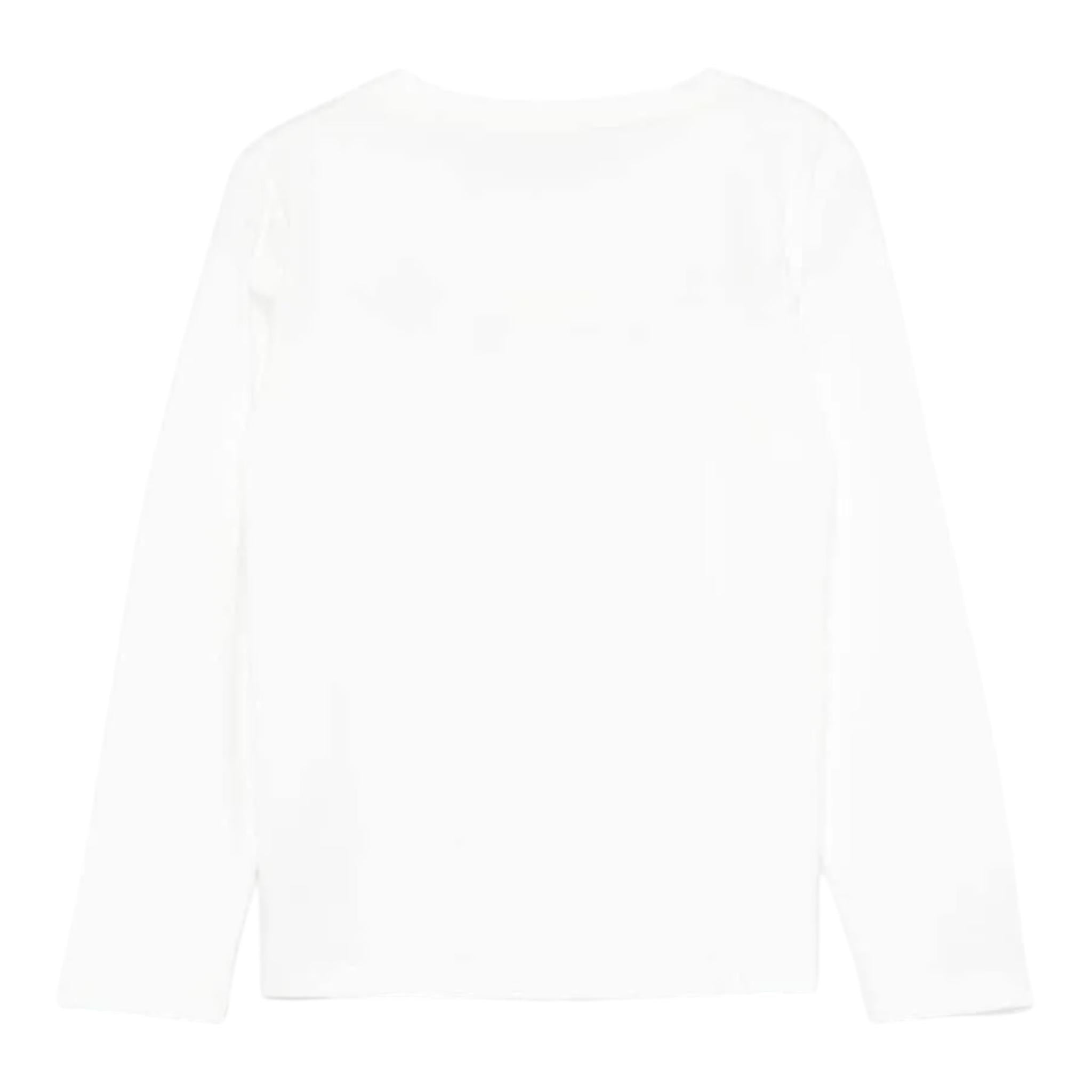 MISS BLUMARINE shirt girocollo tinta unita con stampa brillantinata Bianco per Bambina IF4127 BIANCO MISS BLUMARINE 