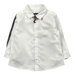 Daniele Alessandrini Camicia Manica Lunga Tinta Unita con Stampa per Neonato 1291C0826X PANNA DANIELE ALESSANDRINI 