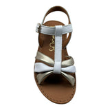 Eli  Sandali Tinta Unita con Fibia per Bambina 63506AG BIANCO ELI 