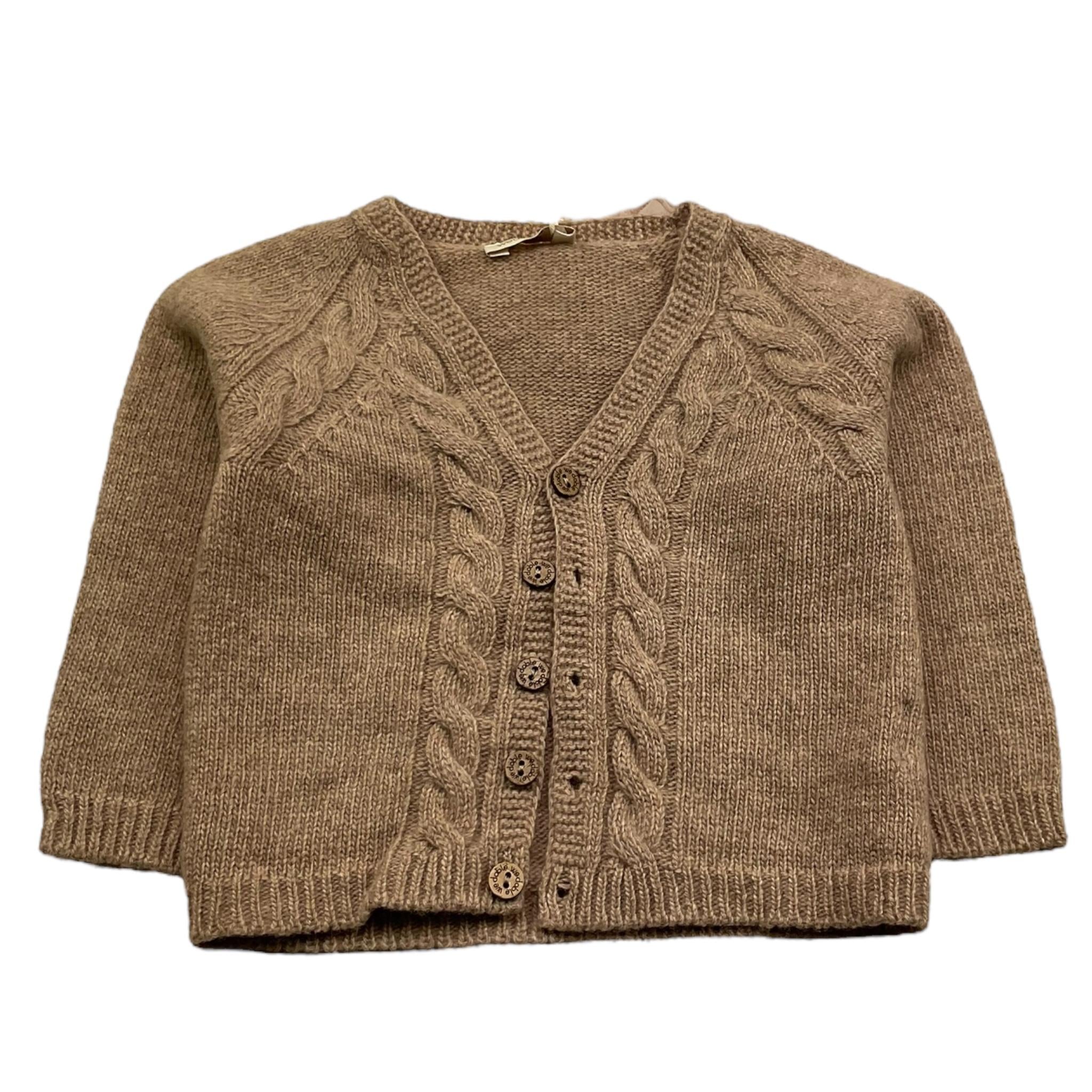 WEDOBLE cardigan tinta unita Fango per Neonato I2404308E FANGO WEDOBLE 