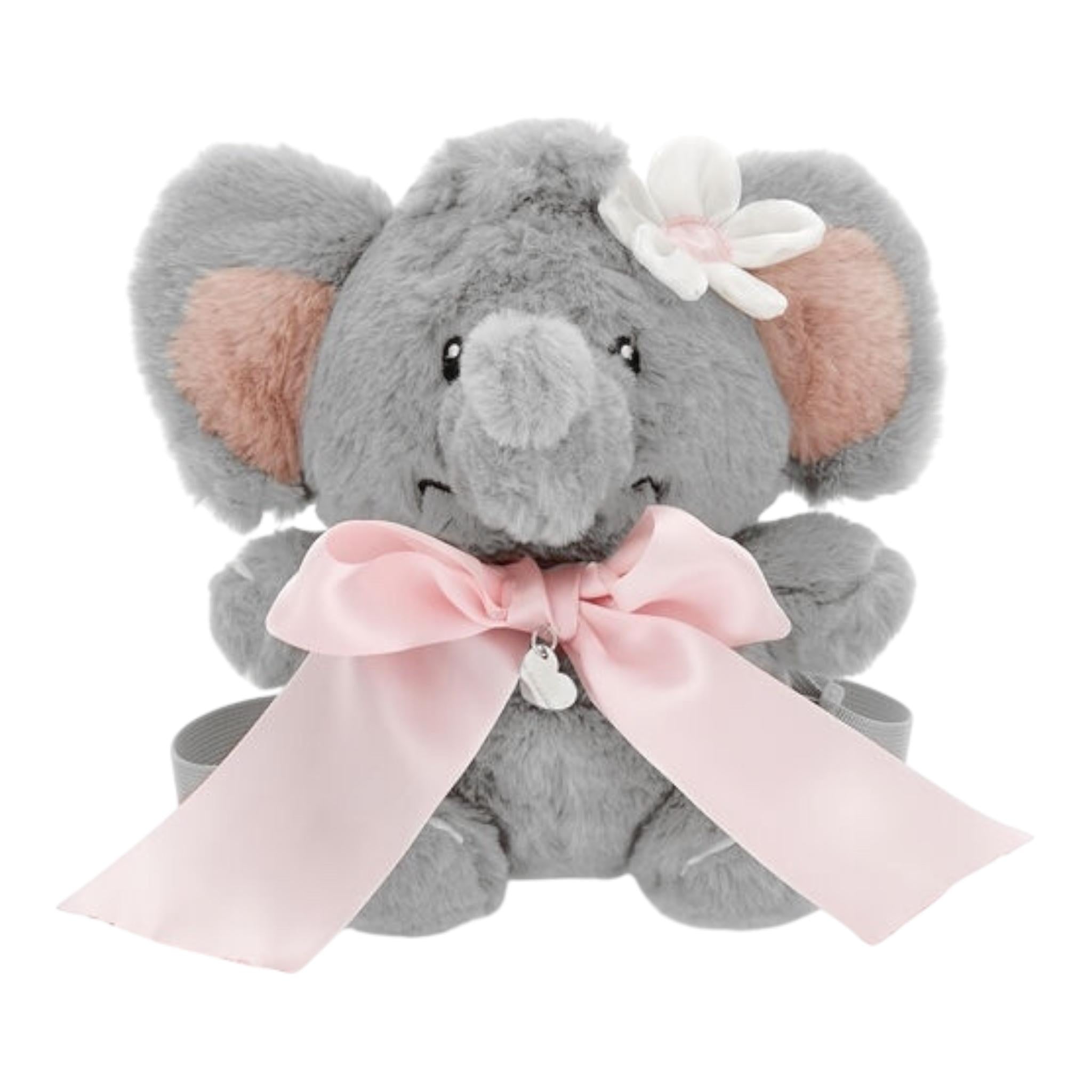 MONNALISA zaino tinta unita modello elefante Grigio per Bambina 39D004 GRIGIO MONNALISA 