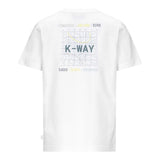K-Way T-Shirt Girocollo Tinta Unita per Bambino K5136ZWXX BIANCO K-WAY 