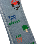 Stella Mccartney Jeans Tinta Unita con Stampa per Bambino TV6Q10J AZZURRO STELLA McCARTNEY 