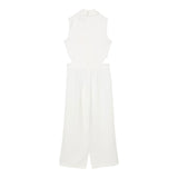 Twinset Tuta Tinta Unita Giromanica per Bambina 251GJ2QN4XXX PANNA TWINSET 