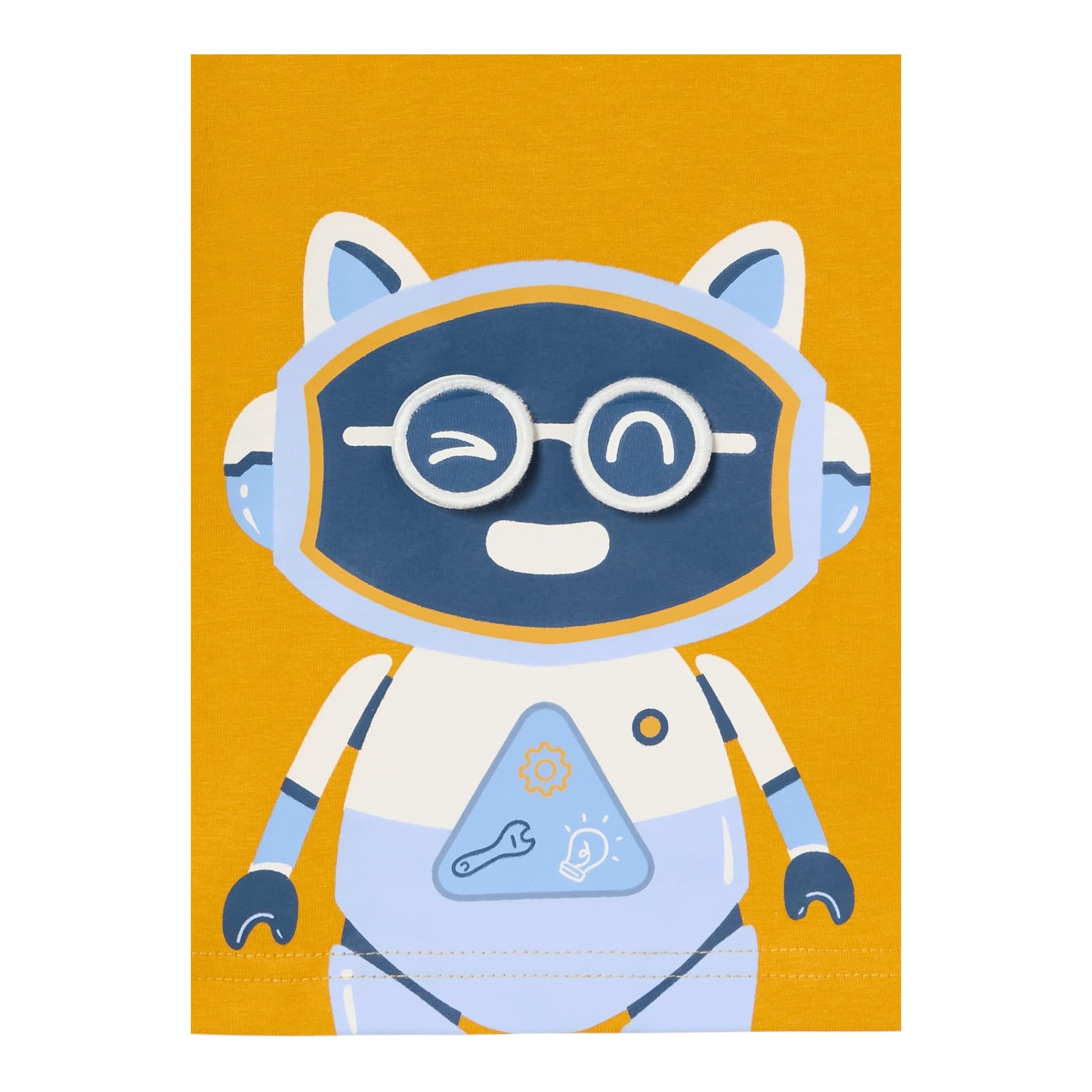 MAYORAL shirt girocollo tinta unita con stampa in contrasto Senape per Neonato 2040 SENAPE MAYORAL 