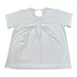 Gaelle T-Shirt Girocollo Tinta Unita con Logo per Bambina 2746M00411 BIANCO GAELLE 