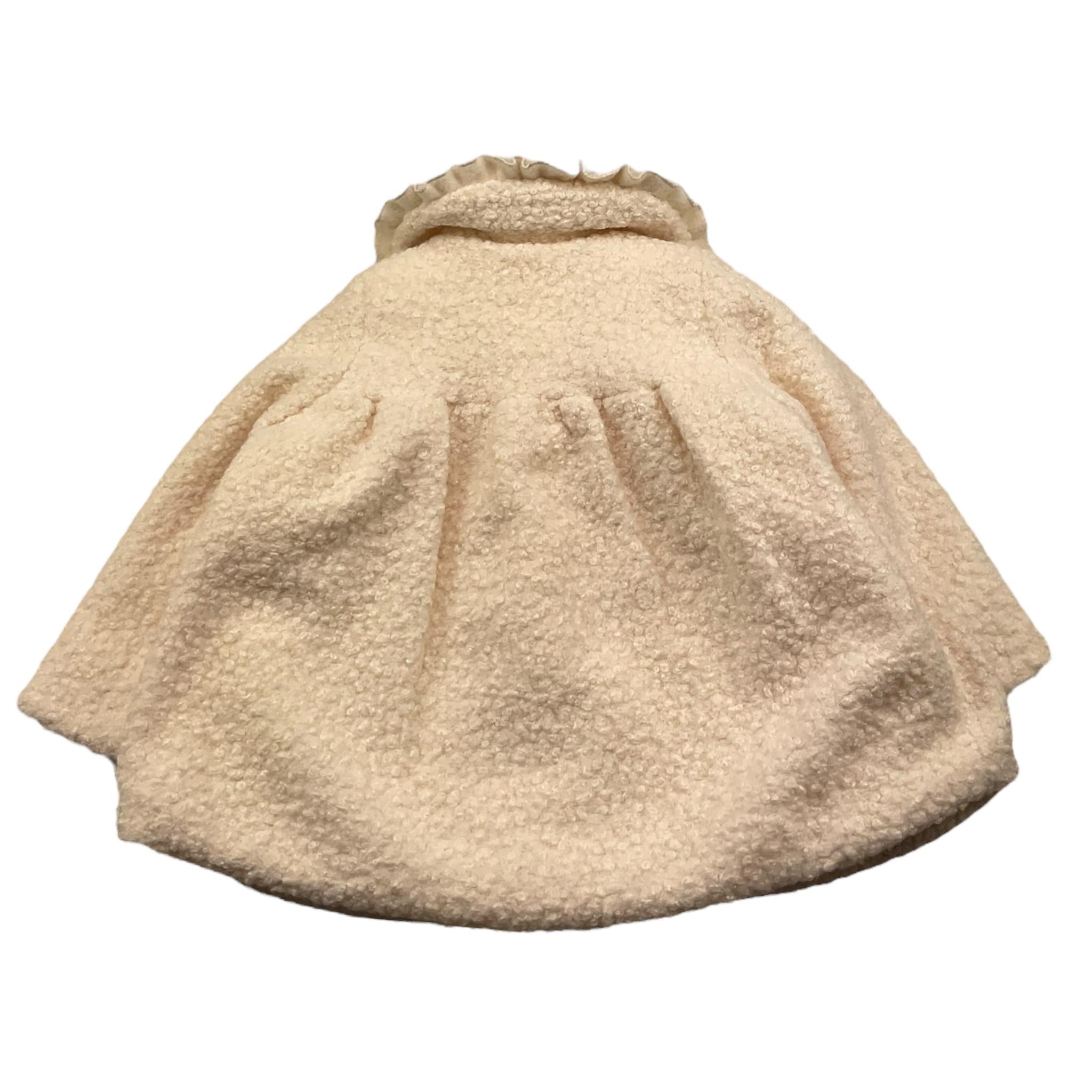 VALENTINA BEBES cappotto tinta unita con colletto Panna per Neonata MR112 PANNA VALENTINA BEBES 