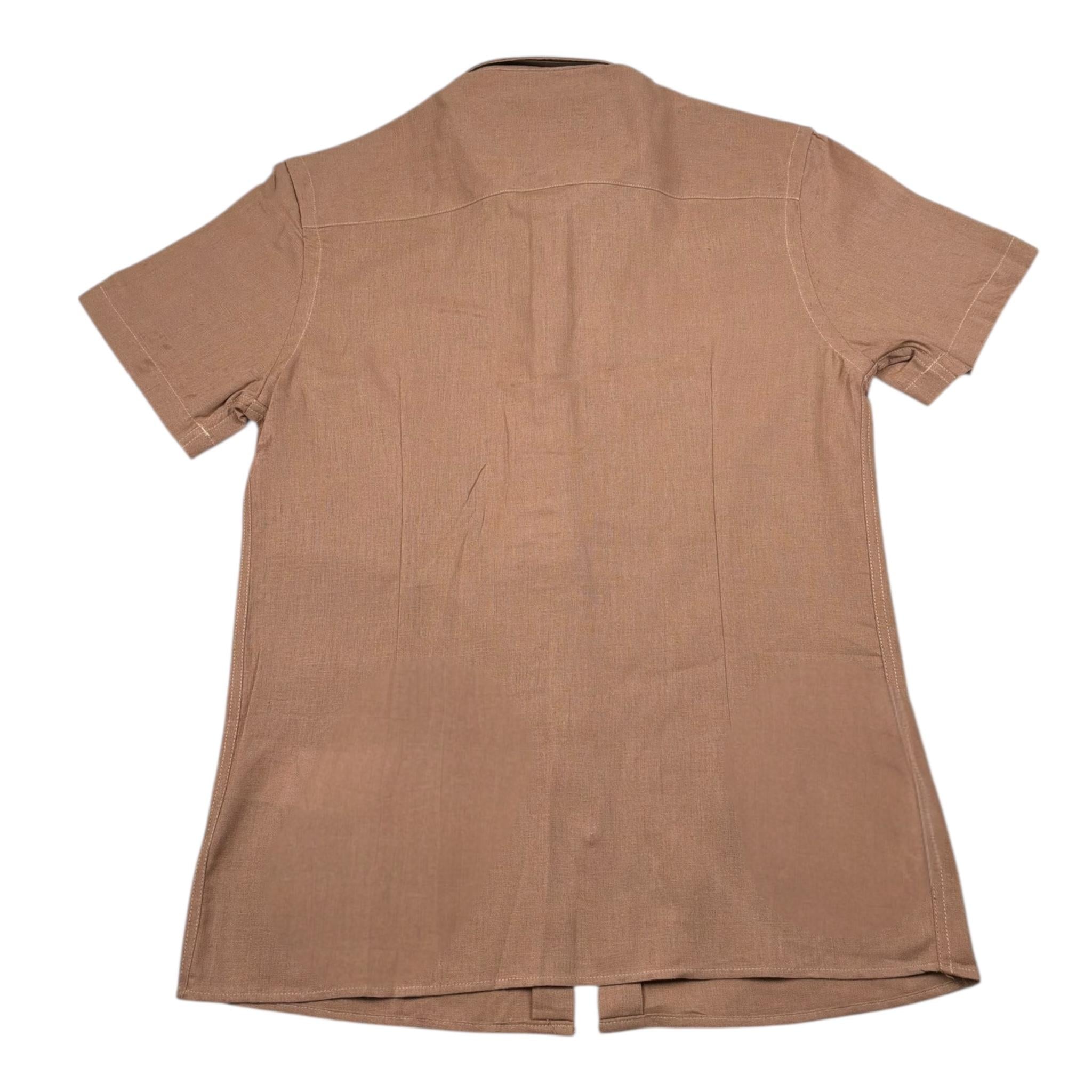 Manuel Ritz Camicia Mezza Manica Tinta Unita per Bambino MR3045X CAMMELLO MANUEL RITZ 