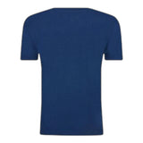 Guess T-Shirt Girocollo Tinta Unita con Stampa per Neonato N3GI02K8HM0 BLU GUESS 