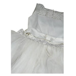 Isabel Tuta Cerimoniale Tinta Unita con Gonna Tulle per Bambina IS24C322S BIANCO ISABEL 