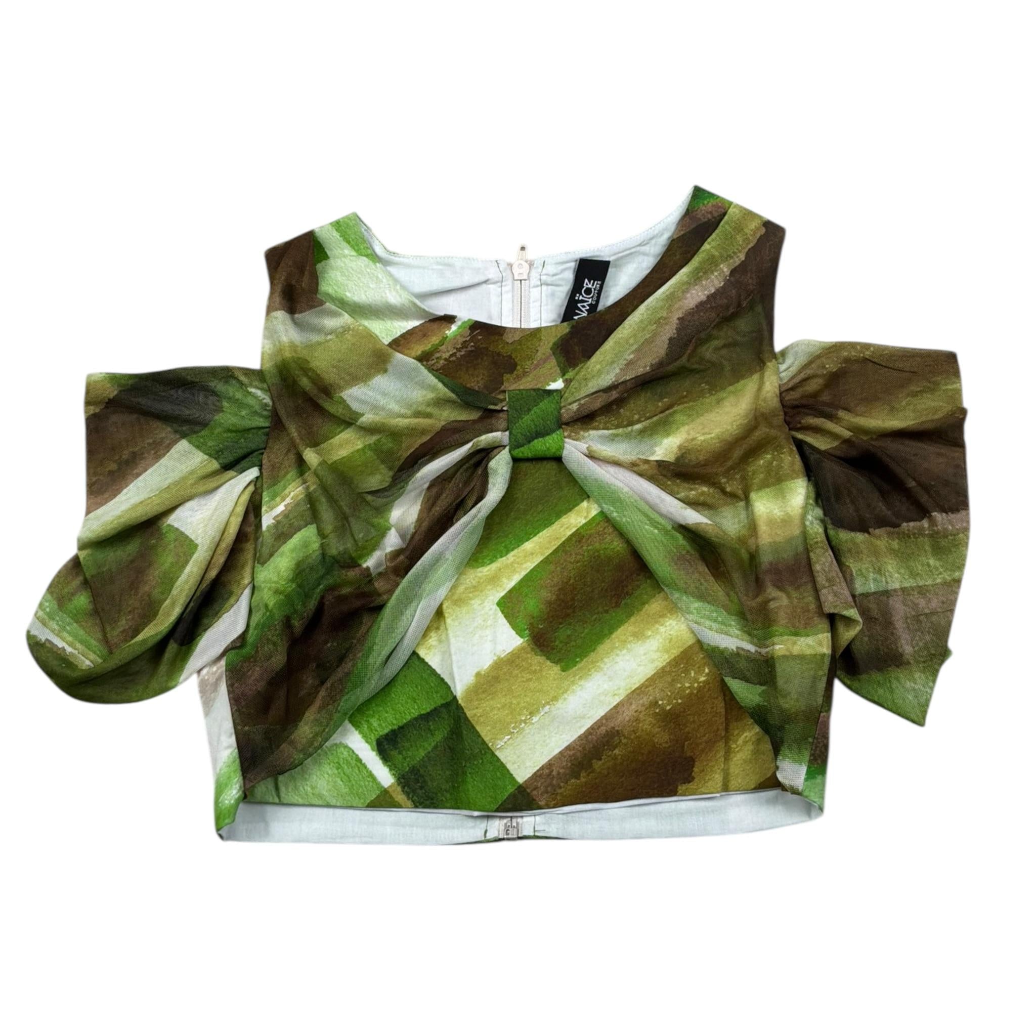 Naice Top Stampa Fatasia per Bambina 27101 VERDE NAICE 