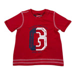Guess T-Shirt Girocollo Tinta Unita con Stampa per Neonato N1RI15K8HM0 ROSSO GUESS 