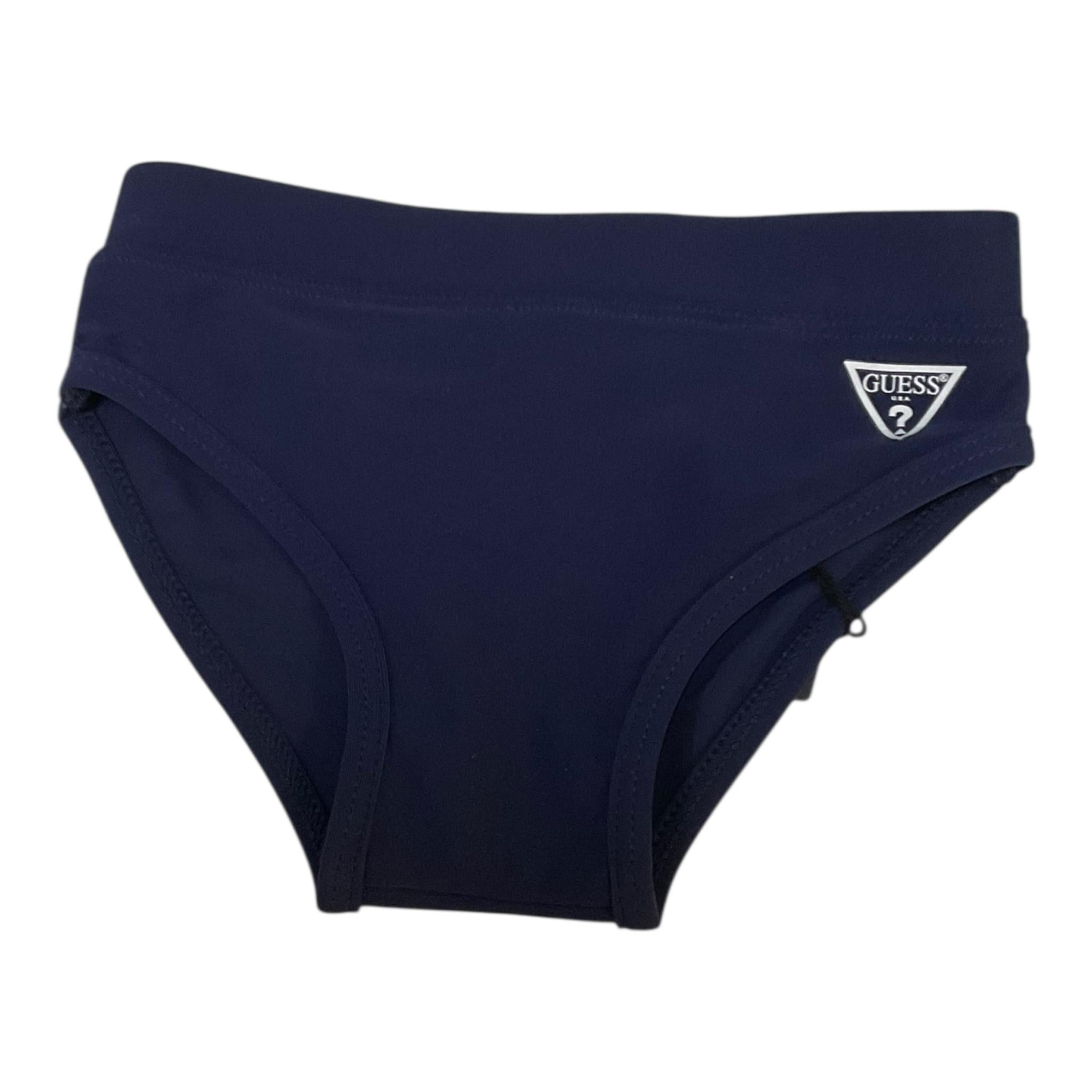 Guess Costume Modello Slip Tinta Unita per Neonato I92Z00LY00H BLU GUESS 