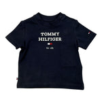 Tommy Hilfiger T-Shirt tinta unita con Stampa Blu per Neonato KN0KN01761J BLU TOMMY HILFIGER 