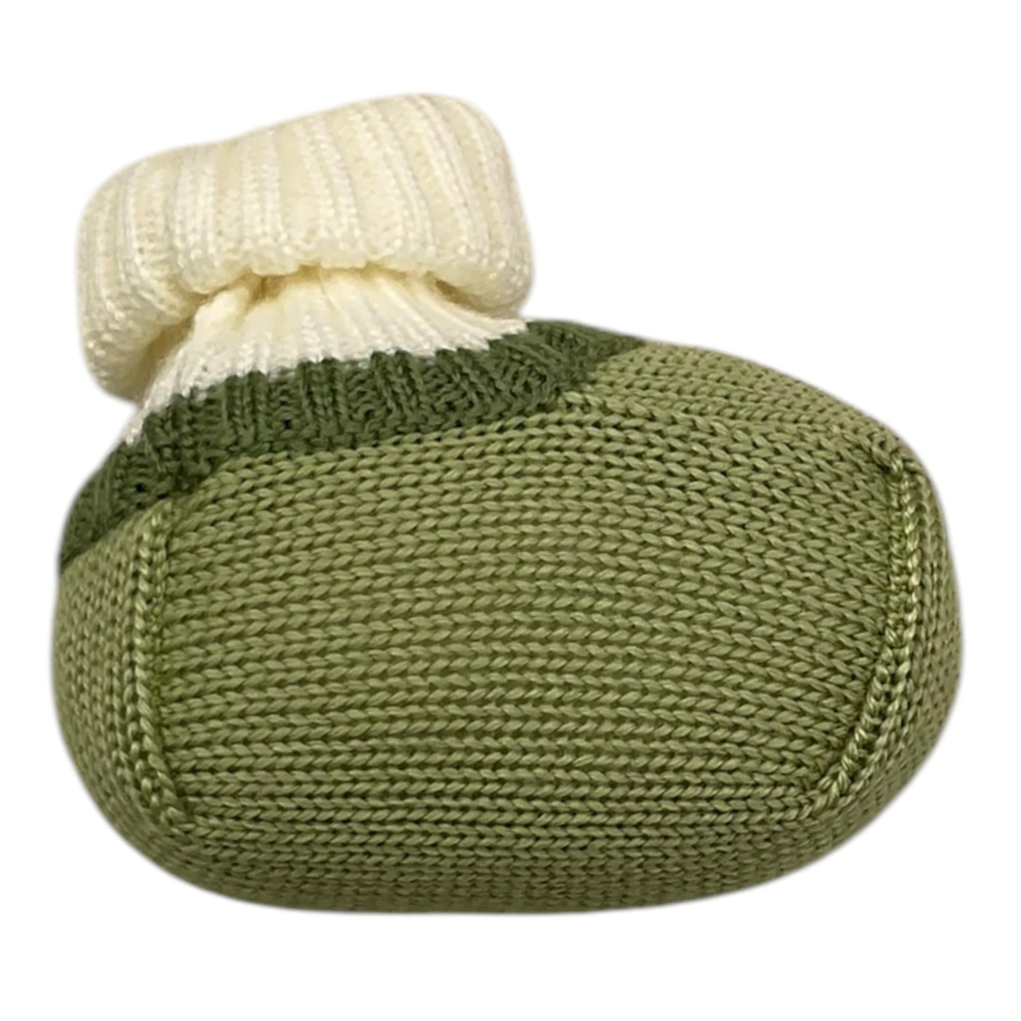 COLORI CHIARI babbucce bicolore Verde per Neonato MF757169 VERDE COLORI CHIARI 