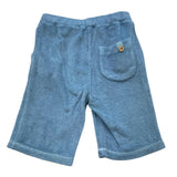 Zhoe & Tobiah Bermuda Tinta Unita Con Elastico In Vita Blu Per Bambino
