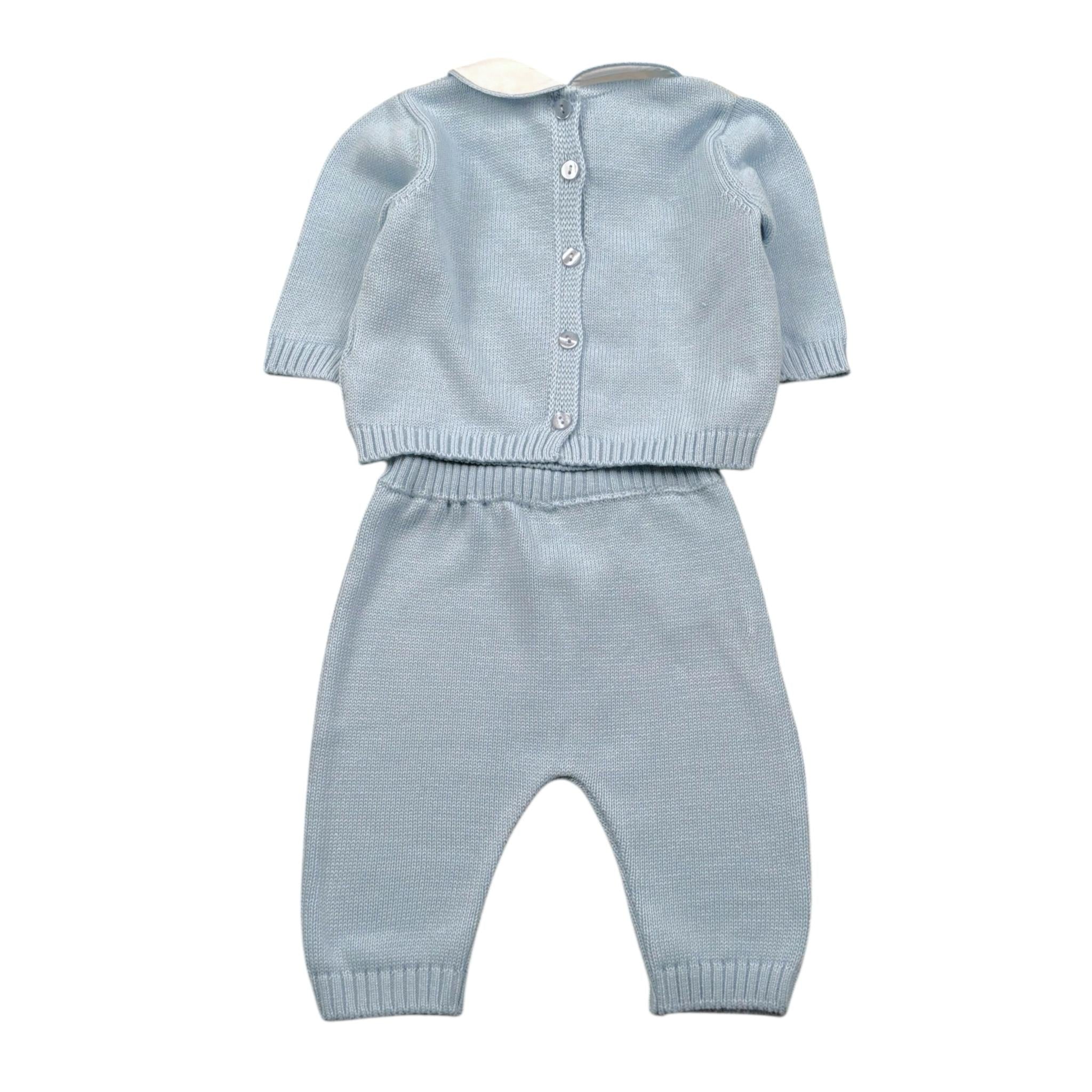 Le Coconne Completo 2 Pezzi Maglia-Pantalone  per Neonato LCN2594 AZZURRO LE COCONNE 