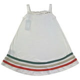 Just Cavalli Abito Bretelline Tinta Unita con Stampa per Bambina JGP26098VE PANNA JUST CAVALLI 