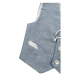 Manuell & Frank Gilet Tinta Unita per Neonato GLMF AZZURRO MANUELL & FRANK 