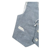 Manuell & Frank Gilet Tinta Unita per Neonato GLMF AZZURRO MANUELL & FRANK 