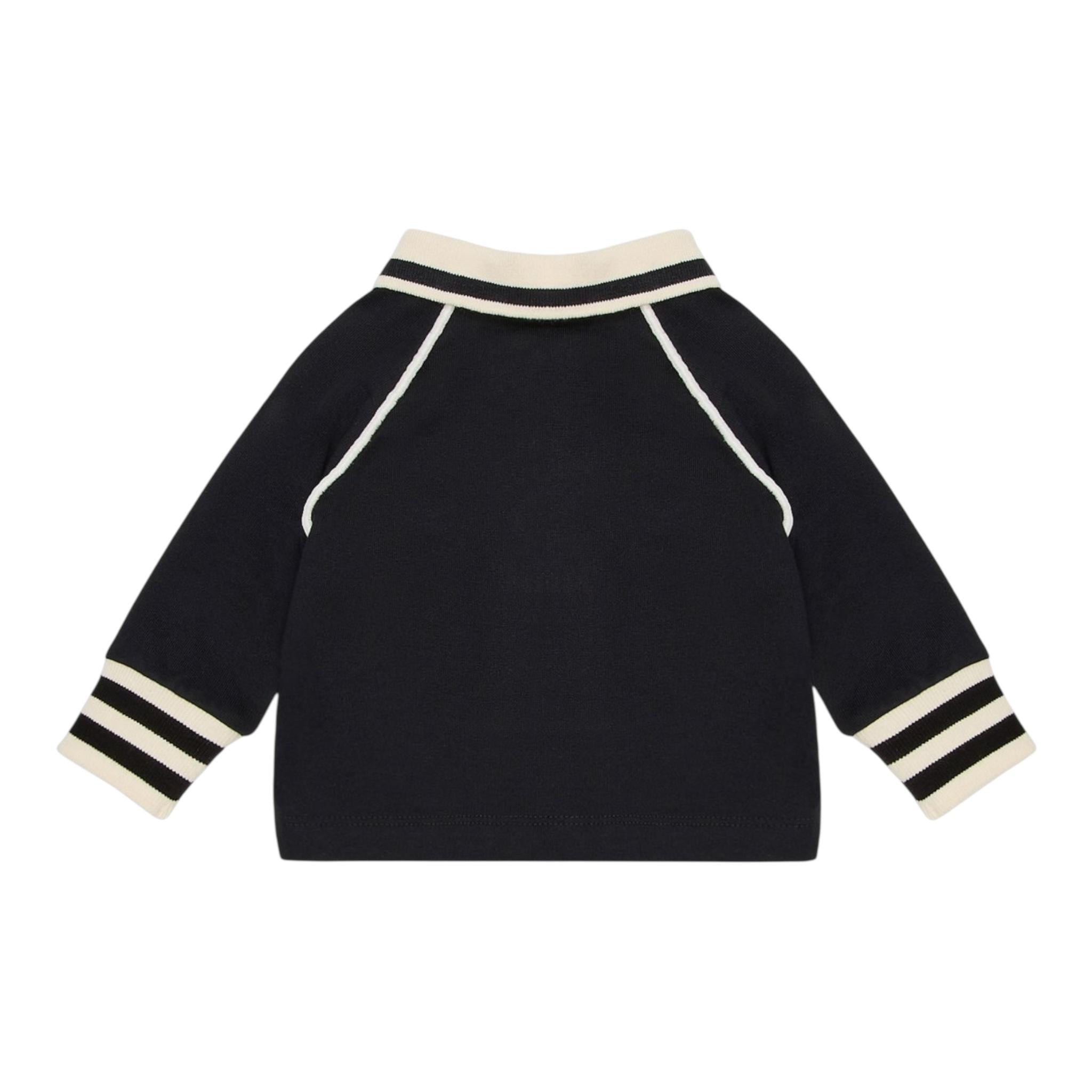 EMPORIO ARMANI polo tinta unita con colletto in contrasto Blu per Bambino 6DHFJQ BLU EMPORIO ARMANI 