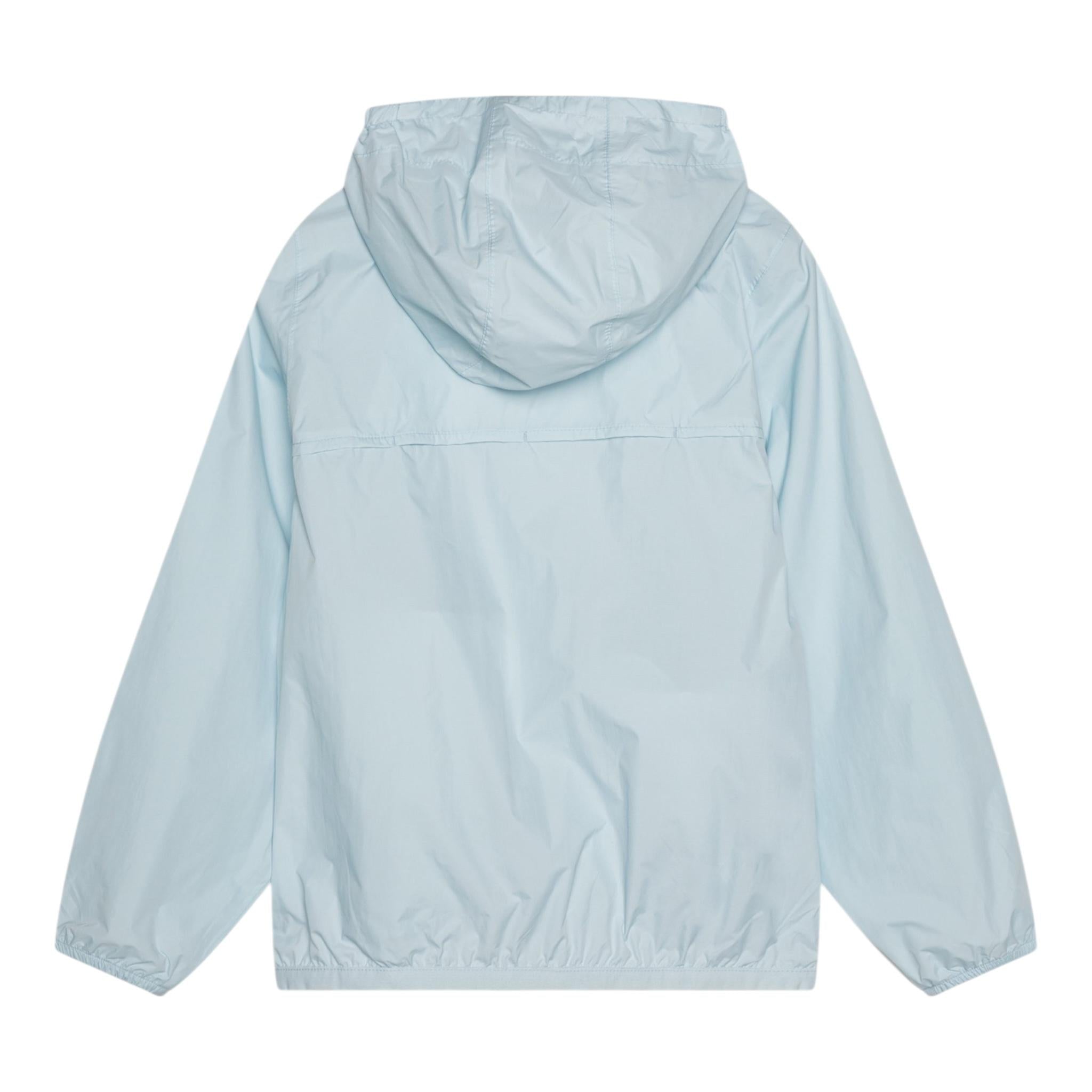 K-Way Giubbino Tinta Unita con Cappuccio per Bambino K61336WX AZZURRO K-WAY 