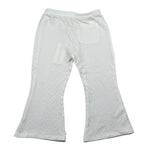 Zhoe & Tobiah Pantalone Tinta Unita Modello Zampa per Bambina CNA4F BIANCO ZHOE & TOBIAH 