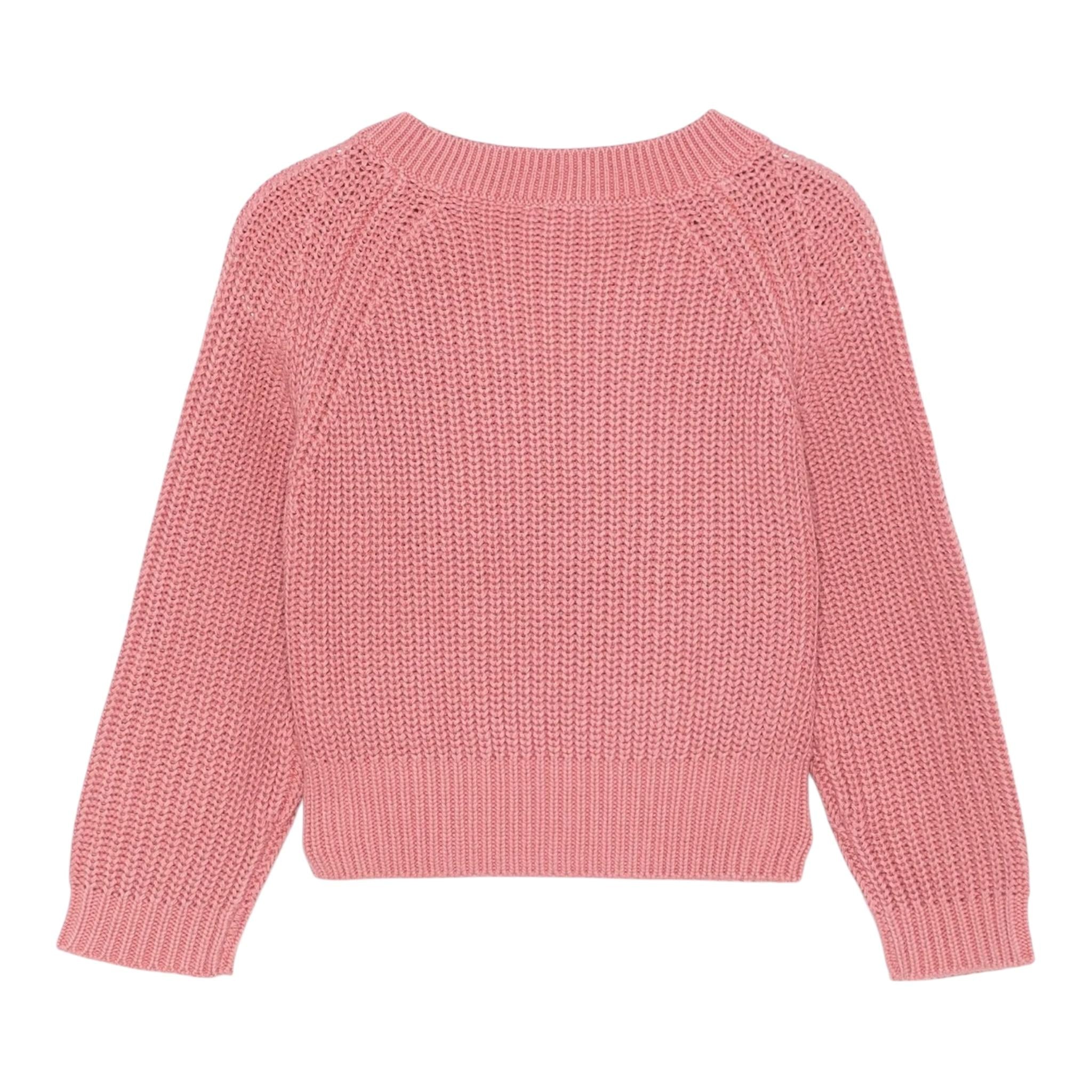 Il Gufo Maglia Girocollo Tinta Unita per Bambina P25MA482EM109J ROSA IL GUFO 