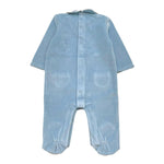 MAYORAL tutina manica lunga in ciniglia tinta unita Azzurro per Neonato 27933X AZZURRO MAYORAL 