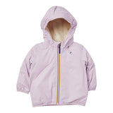 K-WAY giubbino tinta unita con cappuccio Lilla per Bambina K6115FWAXXX LILLA K-WAY 