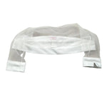 Isabel Coprispalle Tinta Unita con Trasparenze per Bambina ALE4442 BIANCO ISABEL 